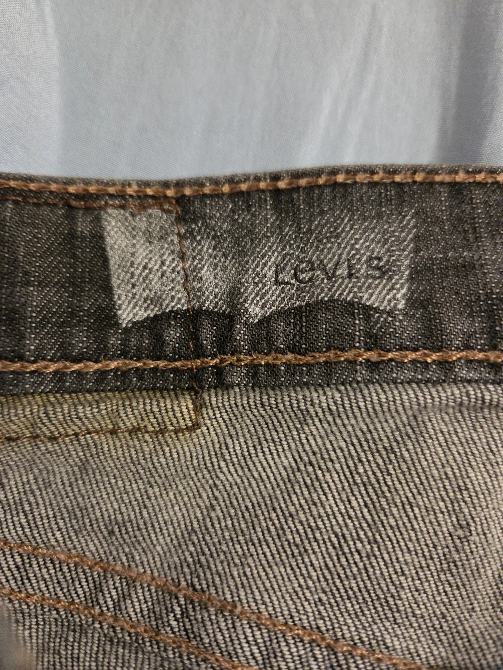 Levi's Men's Charcoal Slim Straight Jeans